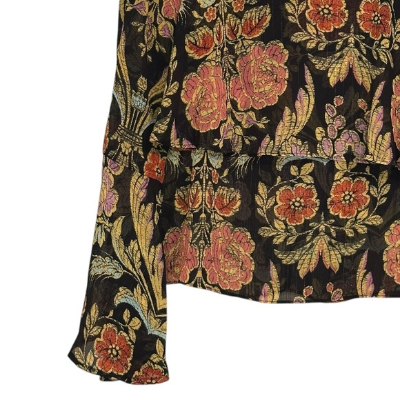 Belle Sky Floral Blouse S - Picture 3 of 6